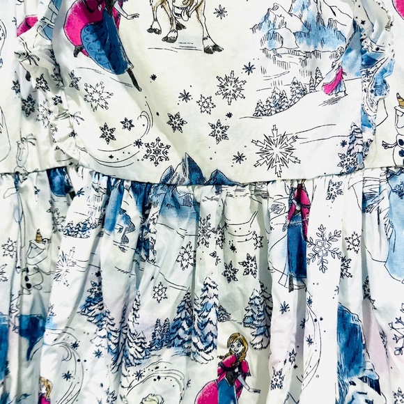 Janie & Jack Disney Frozen Toile Dress 2t - Picture 4 of 9